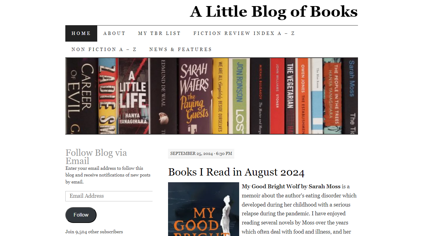 A Little Blog of Books