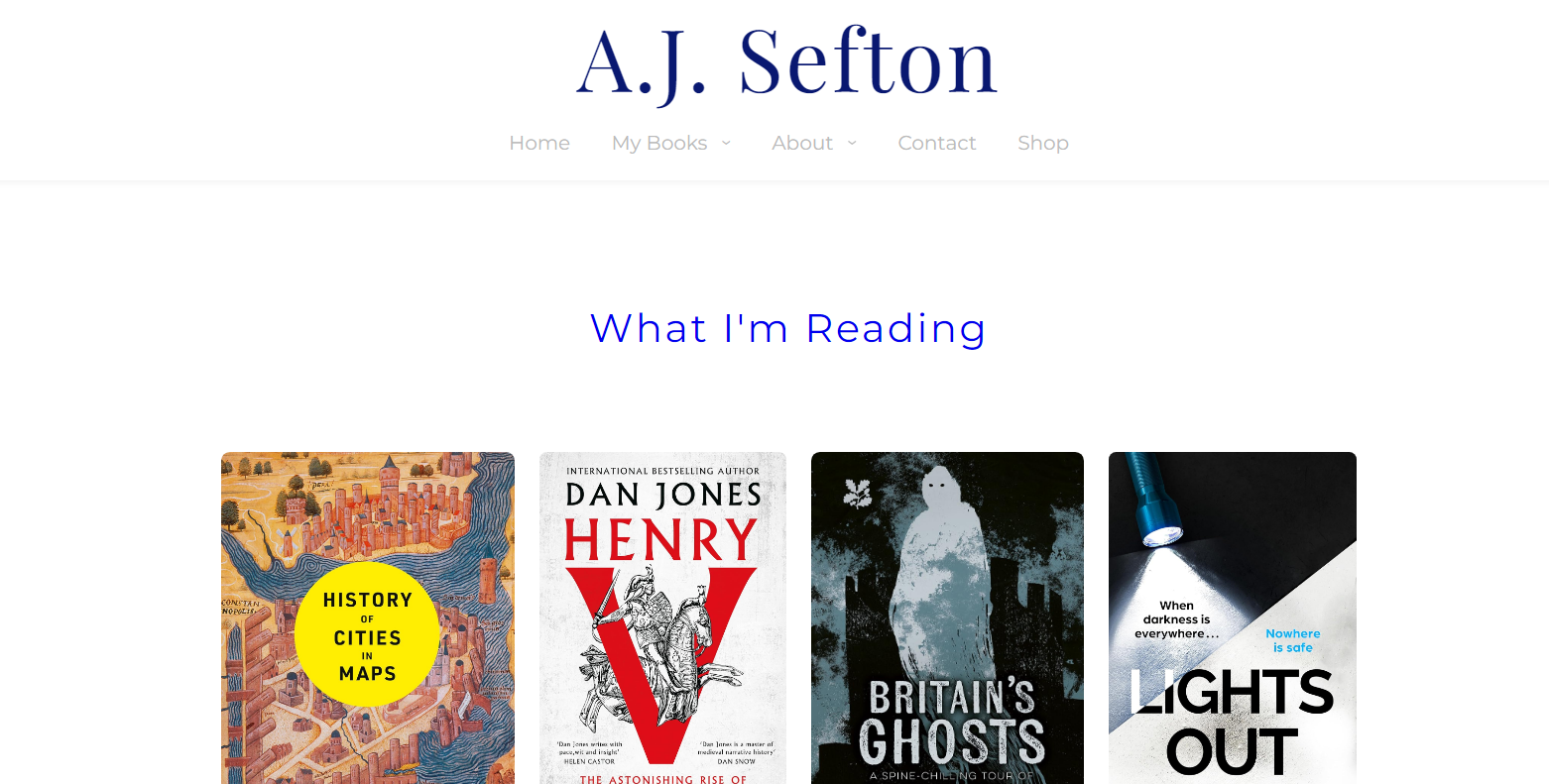 A.J. Sefton Book Reviews