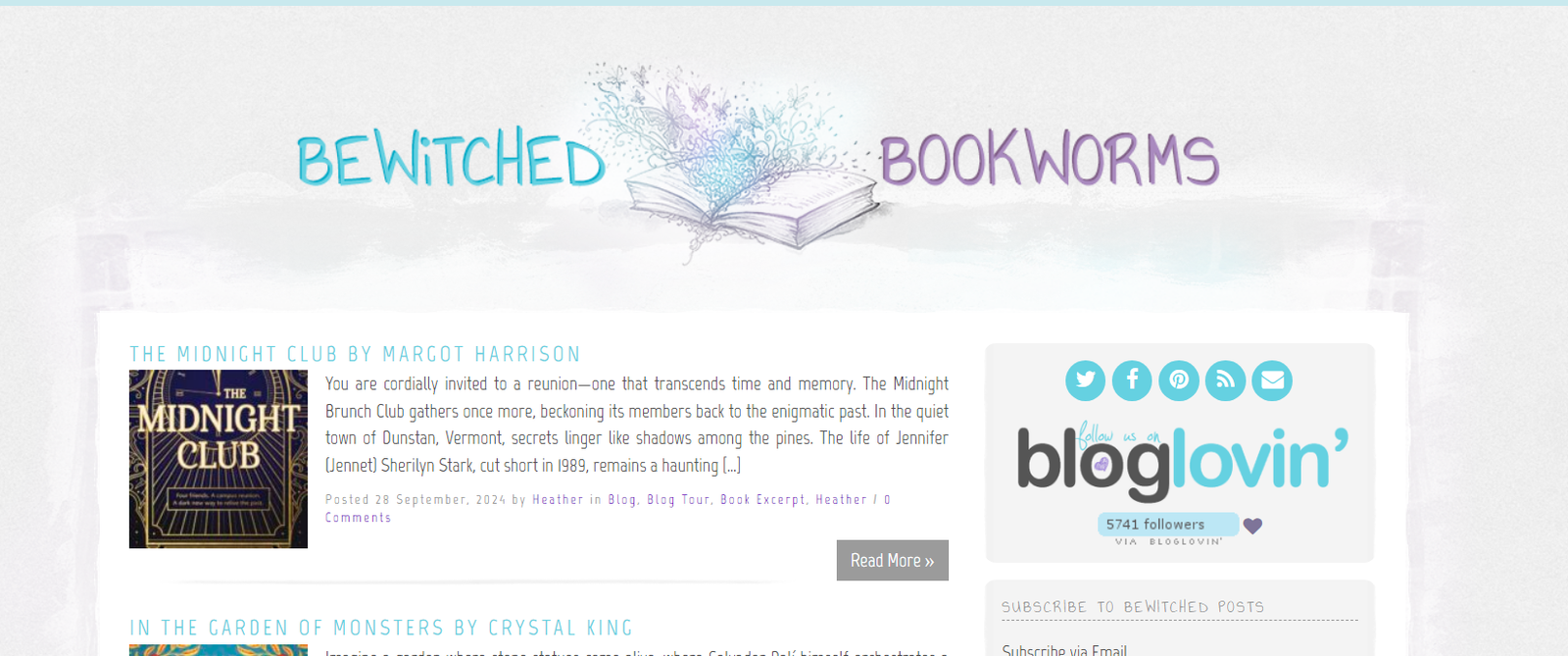 Bewitched Bookworms blog